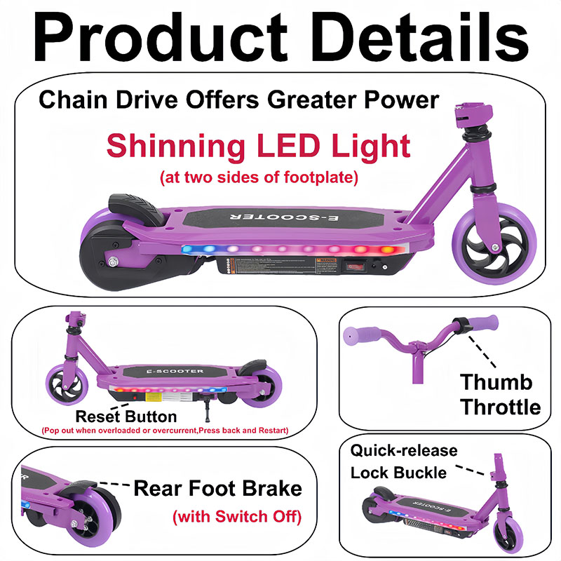 Standard Kids Electric Scooter (24V 120W) SG09 Standard Kids Electric Scooter (24V 120W) SG09